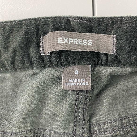 Express black velvet velour soft bootcut pants women's size 8 - Picture 5 of 15